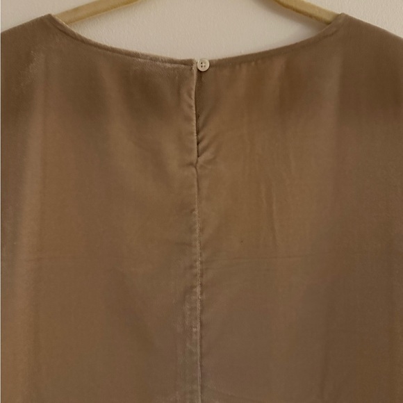 J. Crew Women's Blush Velvet Short Sleeve Top - Picture 3 of 5